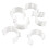 50Pcs/Pack Sewing Bobbin Small Clips Thread Clips Holder Tools Clear 1