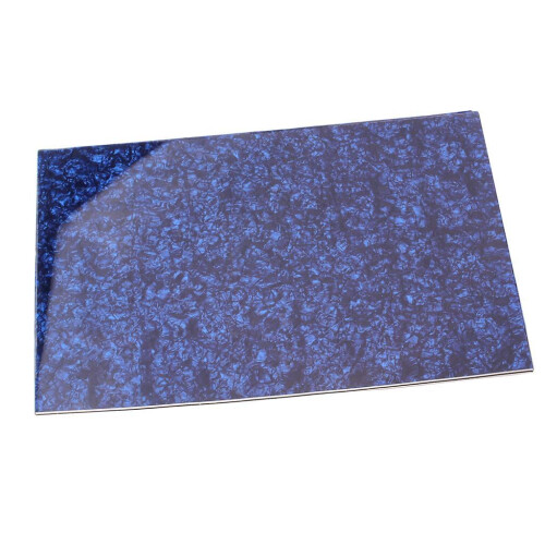 Guitar Blank Scratch Plate Guard Pickguard Material PVC 3-ply Blue