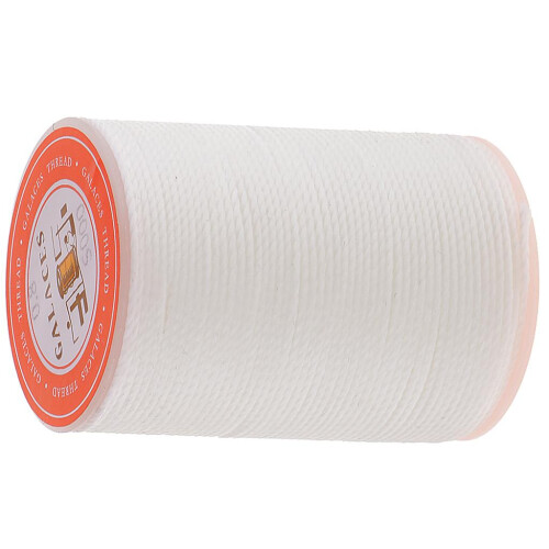 0.8mm Round Polyester Waxed Thread Sewing Stitching DIY Craft White