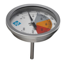 Temperature Thermometer Gauge Barbecue BBQ Grill Smoker Pit Thermostat