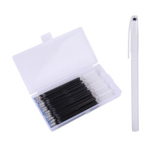 40pcs Heat Erasable Pens Refills for Quilting Sewing Dressmaking Black