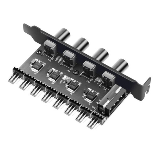 8 Channels PC Case Cooling Fan Hub for PC Case Chassis Computer Adapte 1