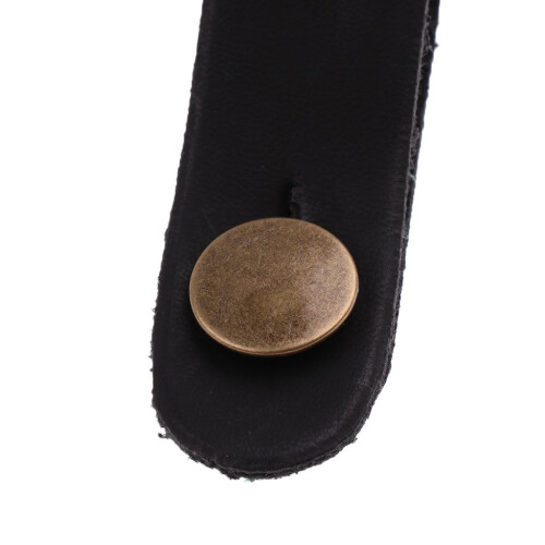 2 Pieces Acoustic Guitar Headstock Straps Button Hook Black 2