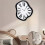 Dali'S Twisted Clock, INS Style Wall Clock, Silent Wall Clock, Simple Clock for Decorating Living Room 2