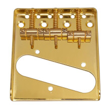 3 String Guitar Bridge for TL Electric Bass Parts Accessory Golden Spr