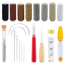 29 Pieces Leather Craft Sewing Tools Kit for Repair Working Hand Sewin