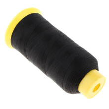 Strong 210D Bonded Nylon Sewing Thread for DIY Leather Craft 900m Blac