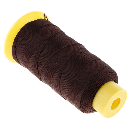 200 Meters Bonded Nylon Sewing Thread for Upholstery Leather Coffee