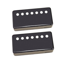 2 Pieces Brass Humbucker Pickup Cover for LP Electric Guitar Parts Bla