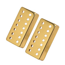 2 Pieces Humbucker Pickup Covers for 7 String Electric Guitar Gold