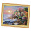 Stamped Cross Stitch Kit Seaside lighthouse Patterns For Beginners 56 1