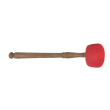 Tibetan Buddhist Meditation Singing Bowl Wool Felt Hammer Red
