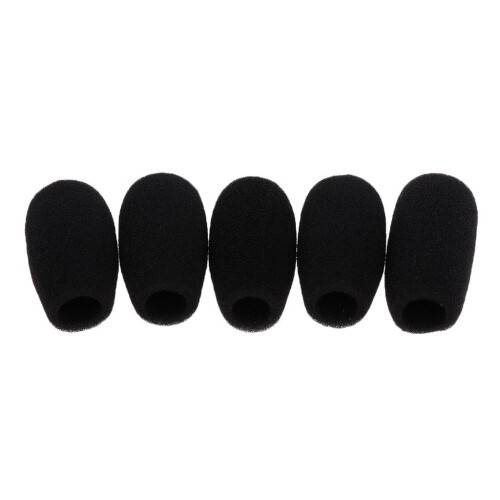 5 Pieces Conference Microphone Windshields Wind Muffs 48x12mm