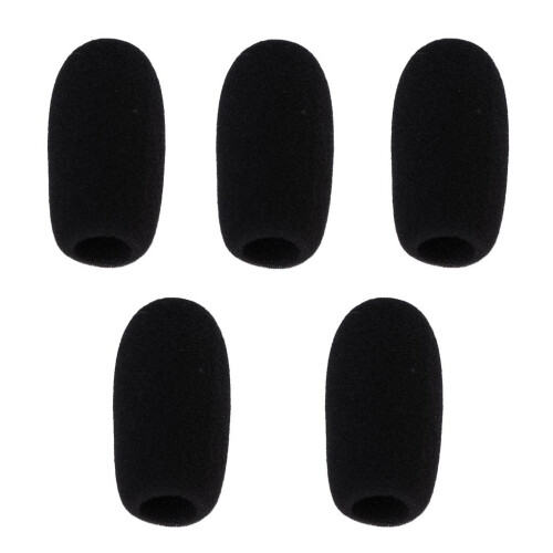 5 Pieces Conference Microphone Windshields Wind Muffs 62x14mm