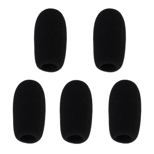 5 Pieces Conference Microphone Windshields Wind Muffs 62x14mm 2