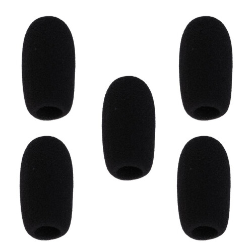 5 Pieces Conference Microphone Windshields Wind Muffs 62x14mm 1