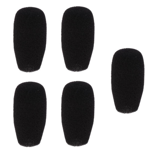 5 Pieces Conference Microphone Windshields Wind Muffs 48x12mm 1