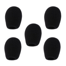 5 Pieces Conference Microphone Windshields Wind Muffs 44x14mm