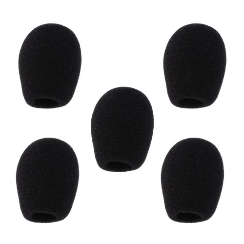 5 Pieces Conference Microphone Windshields Wind Muffs 44x14mm