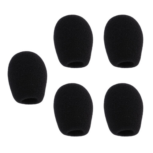 5 Pieces Conference Microphone Windshields Wind Muffs 44x14mm 1