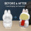 Clear Acrylic Display Case for LABUBU Cola Sitting Dolls, Dustproof Protective Box with Strap 5