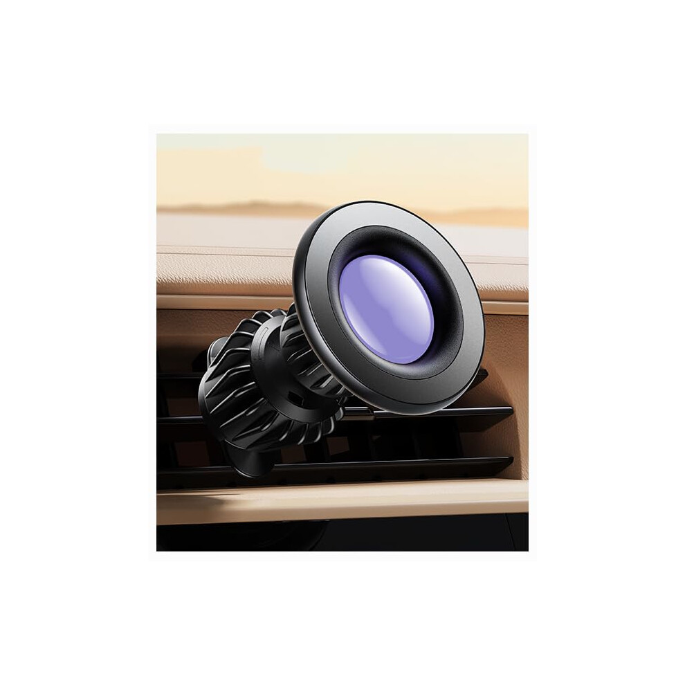 Car Phone Holder For Mitsubishi Evo Colt Delica Mirage, 360 Adjustable Magnetic Air Vent Mount, Strong Grip Purple 9092120822182