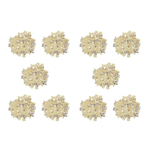 500 Pieces KF2510-3P 2.54mm PCB Header 3-Pin Connector Crimp Terminal Housing 1