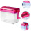 Manual Paper Shredder with Hand Crank, Compact Desktop Design for Home and Office Document Security 2