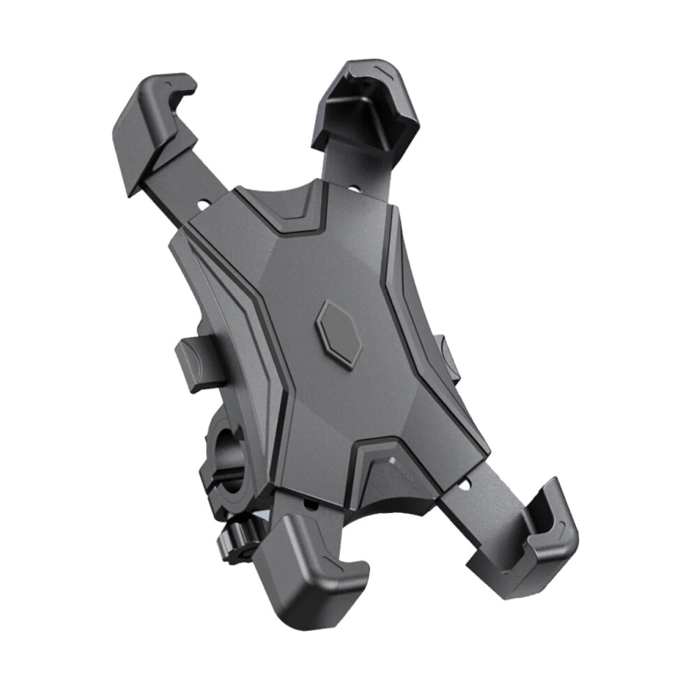 Motorcycle Phone Mount With Fourclaw Secure Grip, Universal Handlebar Holder For Bikes And Scooters 9073542369240