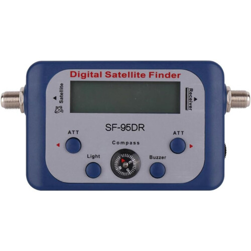 Mini Digital Satellite Finder with LCD Display, Automatic Search and Adjustable Sensitivity for Precise Dish Alignment 1