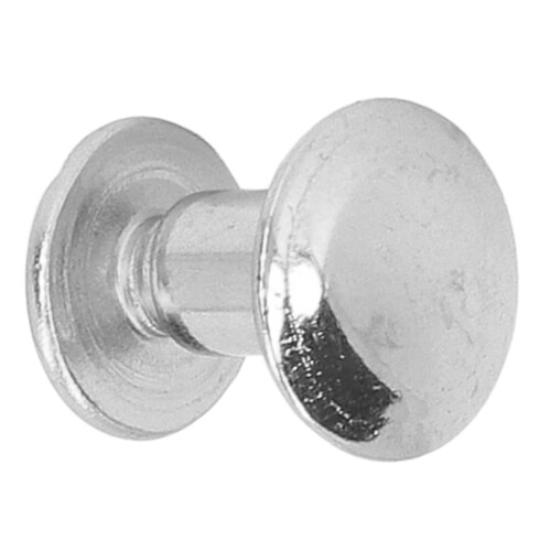 90 Sätze 10 x 9,5 mm silberne Buchbindeschrauben 2