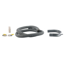 Ensemble D'Extension de Tuyau de Vidange Tuyau Universel de Machine Ă Laver 1.5M, Comprend un Connecteur de Tuyau de Support et des Colliers de