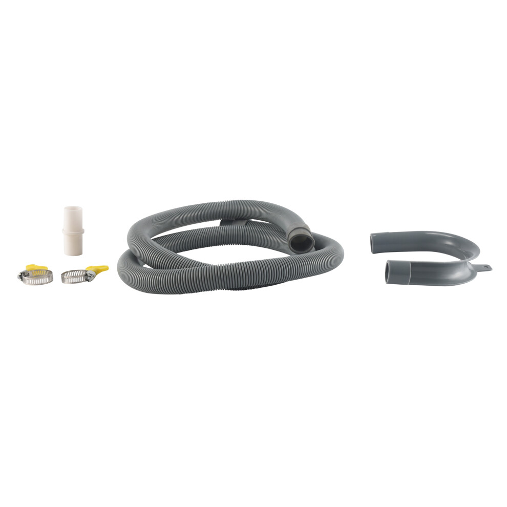 Drain Hose Extension Set Universal Washing Machine Hose 1.5M, Include Bracket Hose Connector And Hose Clamps Drain Hoses 4711422168129