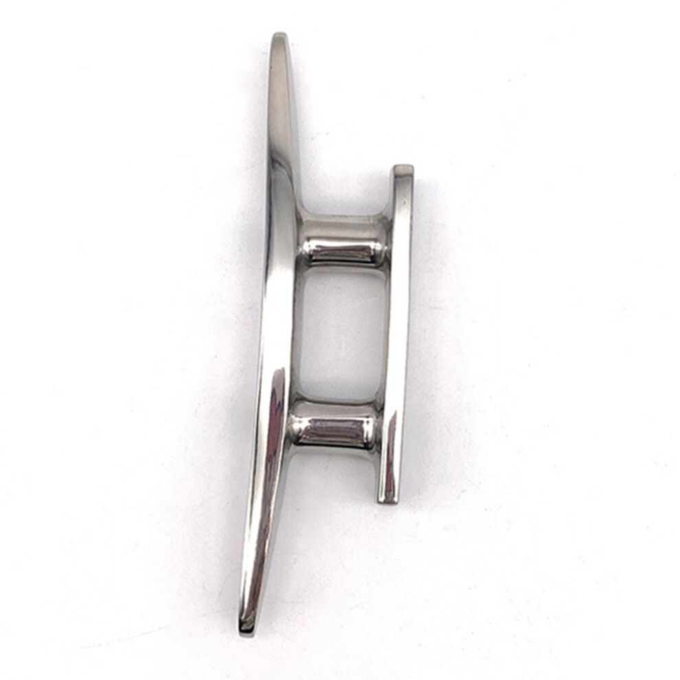 316 Stainless Steel Polished Combo Mooring Cleat 2 Hole Hardware Boat Cleats For Marine Boat Deck Rope Tie Yacht 6032010329639
