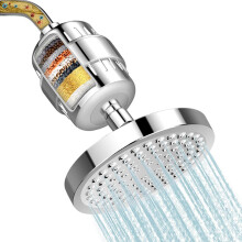 Cabezal de Ducha y Filtro de Agua Dura, Filtro de Ducha de 15 Etapas Que Elimina el Cloro y las Sustancias Nocivas Suavizador de Agua Cabezal de Ducha