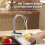 Rotation Copper Basin Faucet Cold Deck Kitchen Folding Caravan Bathroom Tap for Marine Boat Deck 3