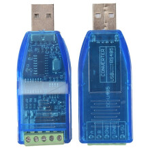 2Pcs USB to RS485 Converter Isolate Module Upgrade Industrial TVS ESD Protection CH340E Standard -485 Connector Board