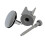 Universal Sink Plug Bathroom 40mm - Plug Replacement Drain Plug Detachable Adjustable Manual Lift Drain Plug 1