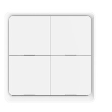 4 Gang Tuya ZigBee Wireless 12 Scene   Button Controller CenáRio de AutomaçãO Alimentado Por Bateria para Dispositivos Tuya