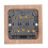 Retro American Industrial Style Light  Socket, Solid Wood Brass Toggle  Plate(3 Open) 6
