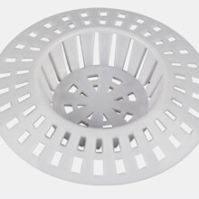 5 Pezzi Filtro per Capelli Distanziatore Lavabo Filtro nel Plastica Bianca Antibloccaggio Foro di Scarico Bianca