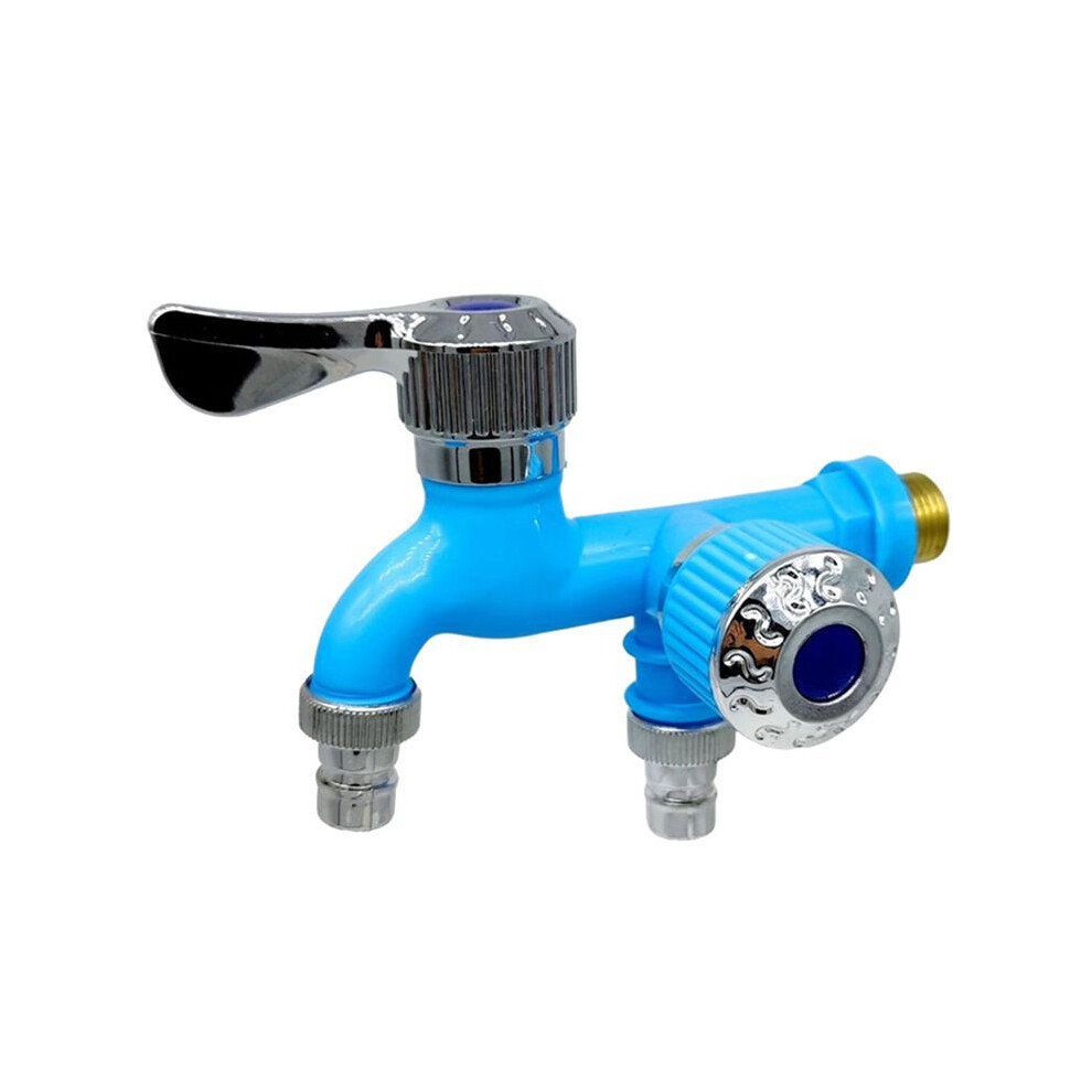 1/2Inch Universal Interface Faucet Double Outlet Dual Control Water Tap Home Bathroom Hose Irrigation Connector 6033797272880