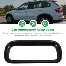 Car Hazard Emergency Light Frame Warning Lamp Cover Trim for Vezel HR-V HRV 2021 2022 Black