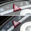 For W221 Red Hazard Light  Button Cover Auto Emergency Flasher  Shell for  S Class S300 2006-2013 4