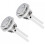2PCS Toilet Flush Button Replaces 38mm Double-Button  Round Button Toilet Flush Button 1