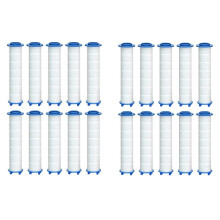 20Pcs Replacement Shower Filter for Hard Water - High Output Shower Water Filter To Remove Chlorine and Fluoride