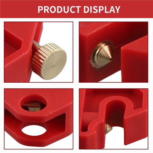 Circuit Breaker Lockout Device with Screw Circuit Safety Lock Universal Single and Multi Pole Breakers, Durable, Safe 1