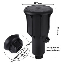 1/2 Pouce 3/4 Pouce Arroseur IntéGré Haute Pression D'Eau 360 DegréS Rotatif Arrosage - TêTe D'Arrosage