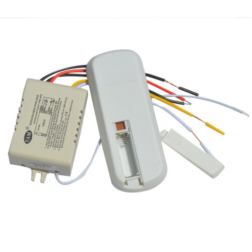Wireless /OFF 2 Way 220V Lamp Remote Control  Receiver Transmitter Controller Lamp Home Replacements Parts 2
