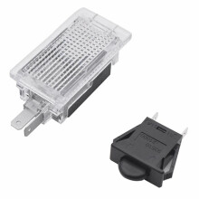Handschuhfach Lampenschalter Schwarz Direct Fit Einfache Installation Kunststoff Plug-And- für Cerato Forte 9351021000